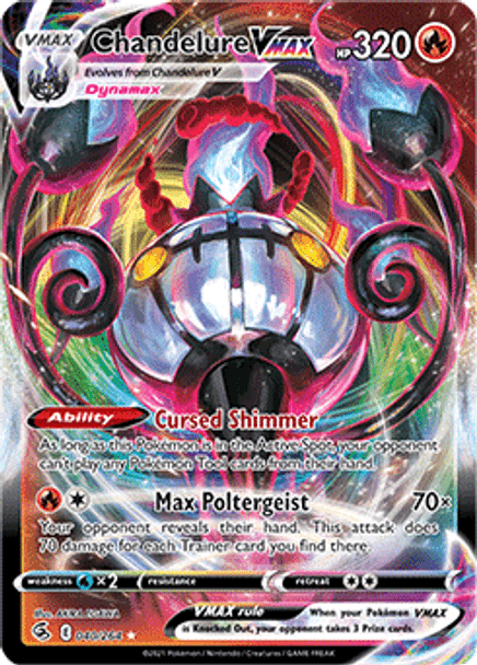 [SWSH08][FST-040/264UR] Chandelure VMAX (Holo)