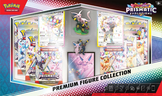 Pokémon TCG: Scarlet & Violet—Prismatic Evolutions Premium Figure Collection-(5% cancellation fee will incur(read notes before you placing your order pls)