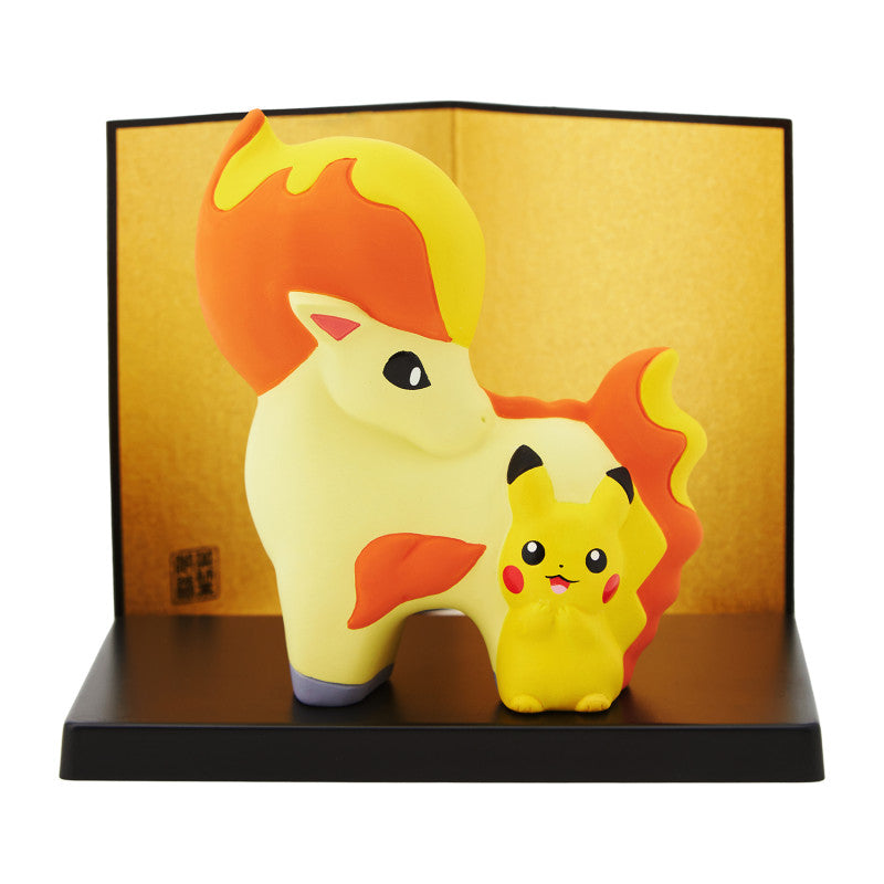 Ceramic Figure Pikachu & Ponyta Pokémon x Yakushigama