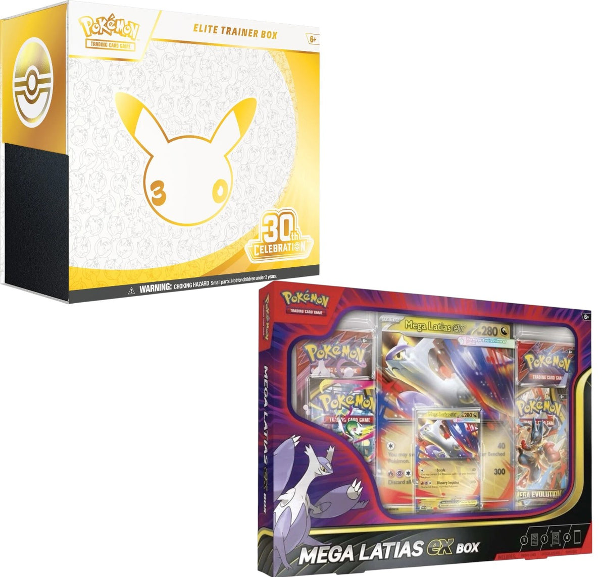 Pokemon TCG 30th Celebration Elite Trainer Box +Mega Latias ex Box