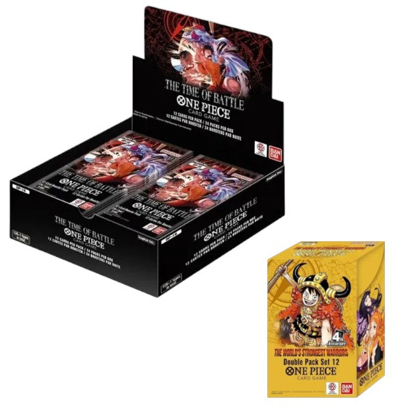 One Piece OP16- The Time Of Battle Booster Box + DP 12 Double Pack