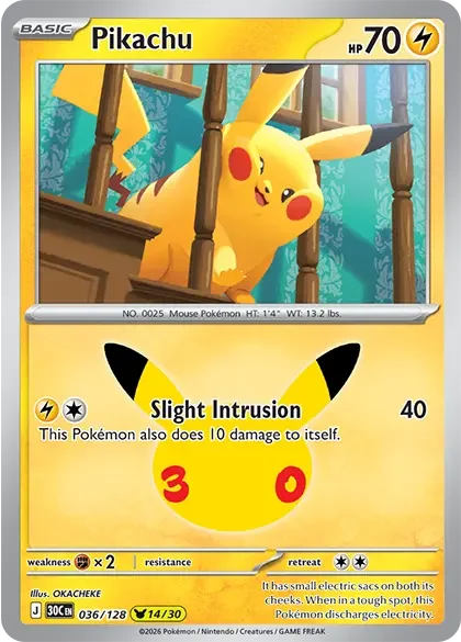 Pikachu 036/128