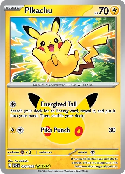 Pikachu 037/128
