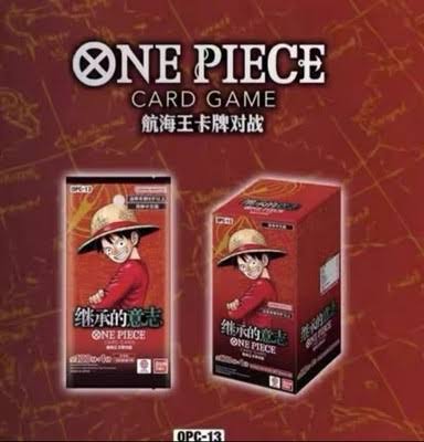 One piece tcg opc-13 Chinese ver. Sealed box