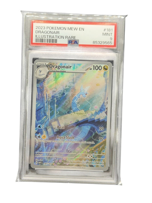PSA 9 Pokémon TCG Dragonair Scarlet & Violet -151 181/165 Holo Illustration Rare