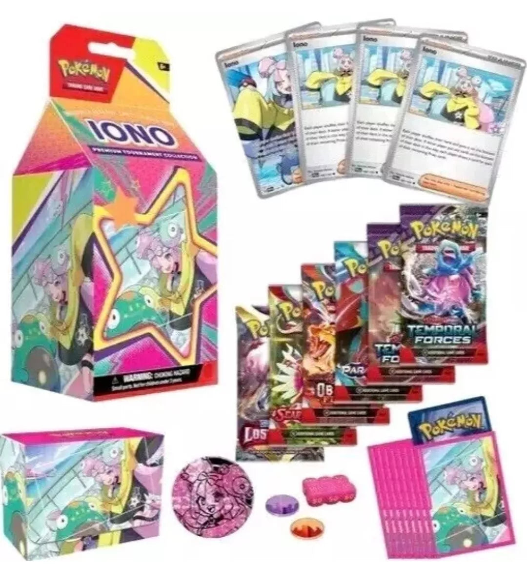 Pokémon Scarlet and Violet Iono Premium Tournament Collection Factory Sealed
