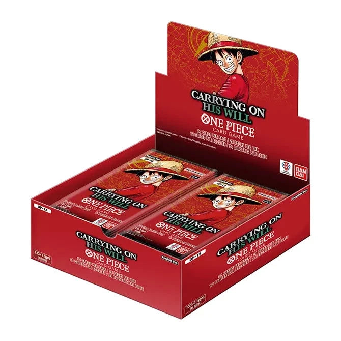 One Piece Booster Box OP-13 : Carrying On His Will booster box X 12- Sealed Case