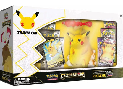 Pokemon TCG Celebrations 25th Anniversary Pikachu VMAX Premium Figure Collection