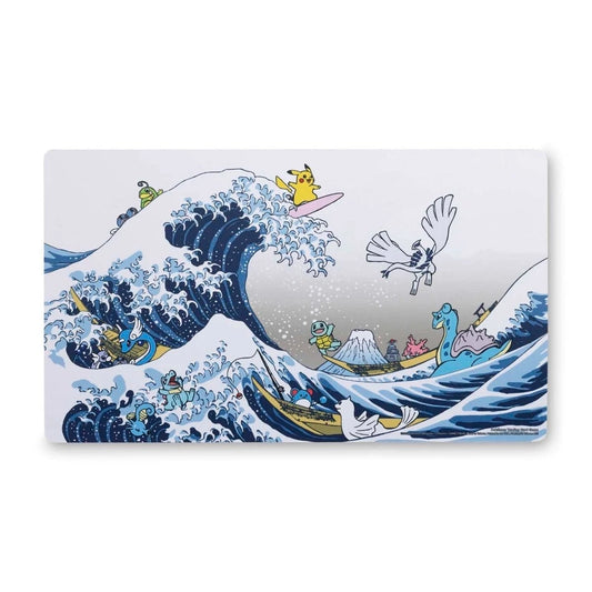 2023 Pokemon Center Great Wave Pikachu And Friends Playmat