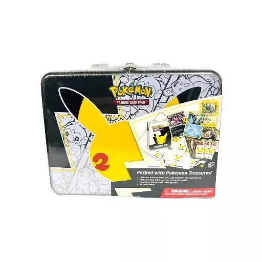 Pokemon Celebrations 25th Anniversary Collector’s Chest Lunch Box Tin