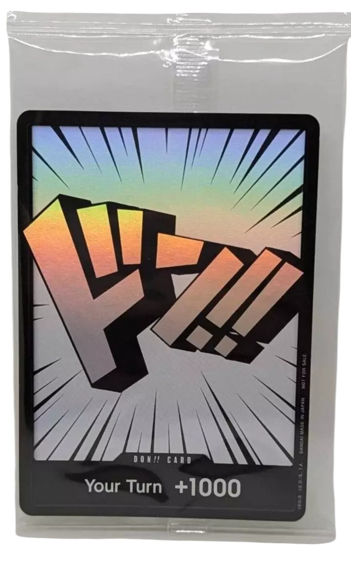 One Piece TCG: Sealed DON!! Treasure Cup Foil / Holo Promotional Card (Sealed Pack)