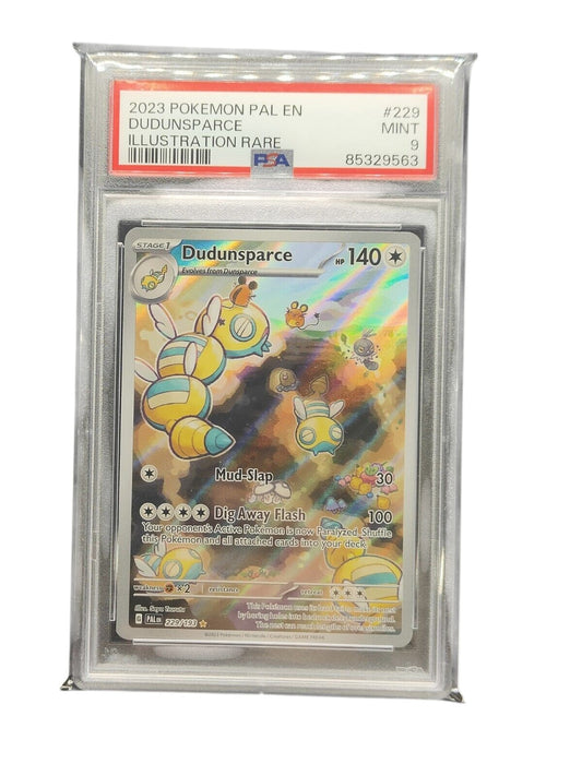 PSA 9 Pokémon TCG Dudunsparce Scarlet & Violet - Paldea Evolved 229/193 Holo