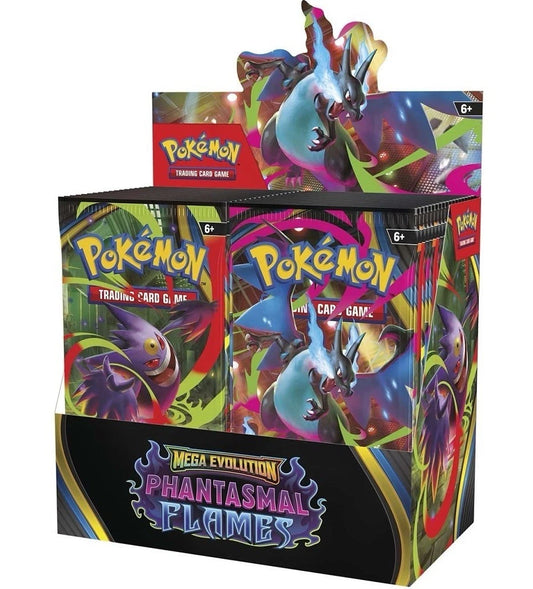 Pokémon Mega Evolution: Phantasmal Flames Booster Box-(5% cancellation fee will incur(read notes before you placing your order pls)