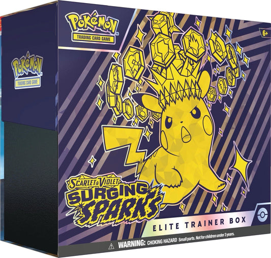 Pokemon TCG - Scarlet & Violet Surging Sparks Elite Trainer Box-(5% cancellation fee will incur(read notes before you placing your order pls)
