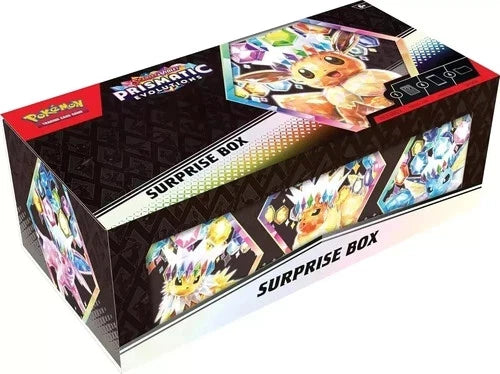 Pokemon TCG Prismatic Evolutions Surprise box Sealed Case